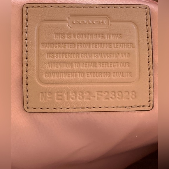 Coach NWT $689 MSRP Madison Gathered Leather Lindsey Tan Satchel - Picture 4 of 12